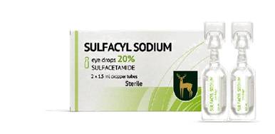 Sulfacyl-sodium, eye drops