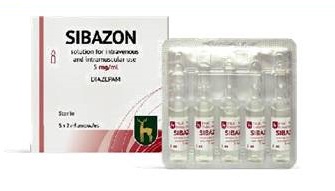 Sibazon, solution for intravenous and intramuscular administration 